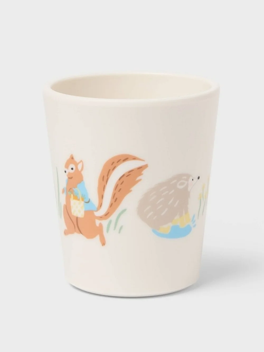 Pillowfort Woodland Animal 3-Piece Dinnerware Set With Bonus Hedgehog Tumbler